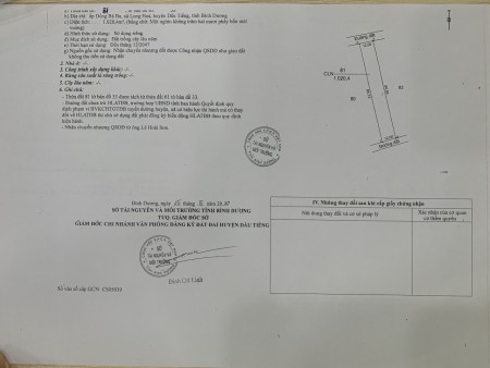 Đất Bình Dương giá rẻ hơn 500 xíu sổ sẵn 1000m