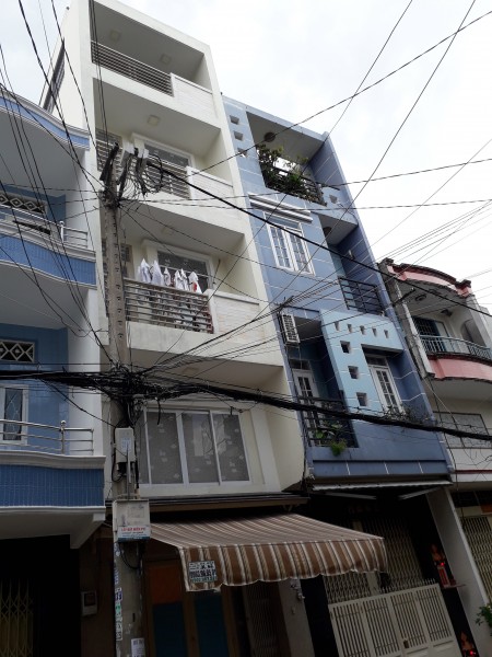 Cho thuê nhà Mặt tiền Thành Mỹ, p8, Tân Bình, 5x20m, 1 trệt 3 lầu.