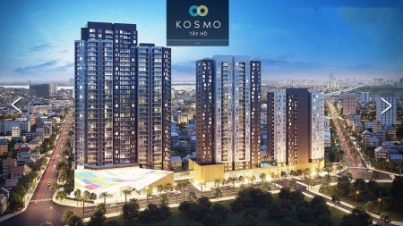 Bán gấp căn 84m2, 2 ngủ, ban công ĐN tại Kosmo Tây Hồ- 161 đường Xuân La.