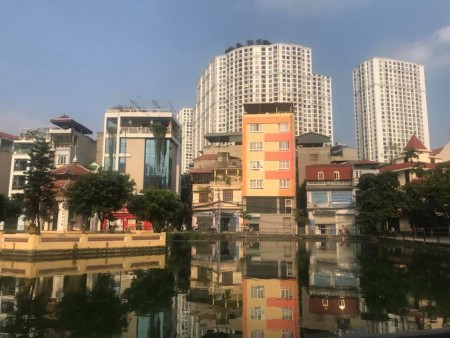 Bán Biệt Thự Phố Cự Lộc 130m2 MT9.2m 3 thoáng gara ô tô view Hồ chỉ 14.8 tỷ