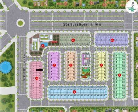 Đất Nhơn Trạch 85m2 hàng hot dự án The Centre House