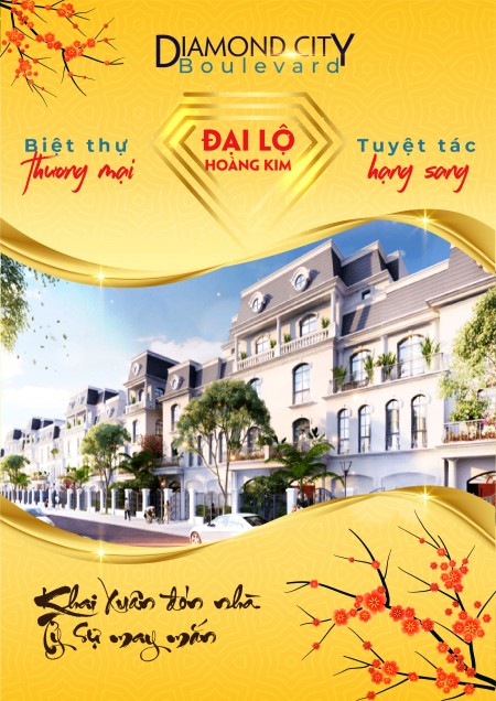 Ra mắt phân khu biệt thự đẳng cấp Diamond City Boulevard