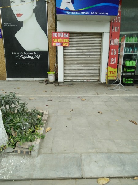 Cho thuê cửa hàng mặt đường tại 739 đường Giải Phóng, Hoàng Mai, Hà Nội