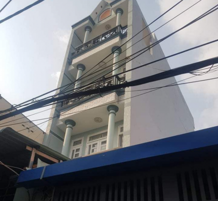 Bán nhà 4 tầng đường Cây Trâm, P.11, GV 79m2(4x20) 5,5 tỷ TL