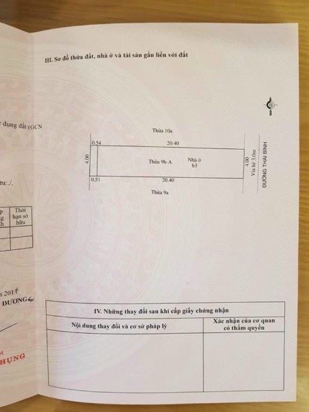 Bán nhà 4 tầng mặt phố Thái Bình, TP Hải Dương, 83.3m2, mt 4m, KD cực tốt