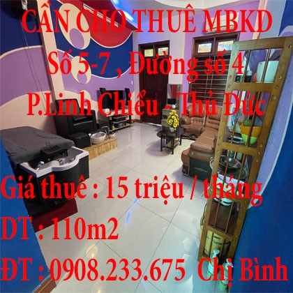 CẦN CHO THUÊ MẶT BẰNG KINH DOANH Ở THỦ ĐỨC HỒ CHÍ MINH