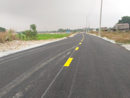 Bán gấp lô đất 101 m2 đường số 3 Hòa Long Cách Ban chỉ huy quân sự 500m2 sổ đỏ chính chủ