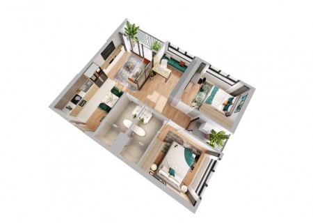 Căn 2PN 2WC Imperia Smart City 2,3 tỷ tại Khu đô thị Smart city, vay 70% ân hạn gốc lãi 2 năm