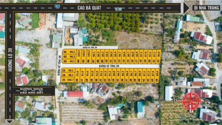 Đất nền khu đô thị nha trang suối tiên giá hời chỉ 555tr