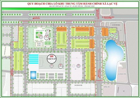 Bán lô đất Khu đô thị Lạc Vệ Newcenter giá tốt