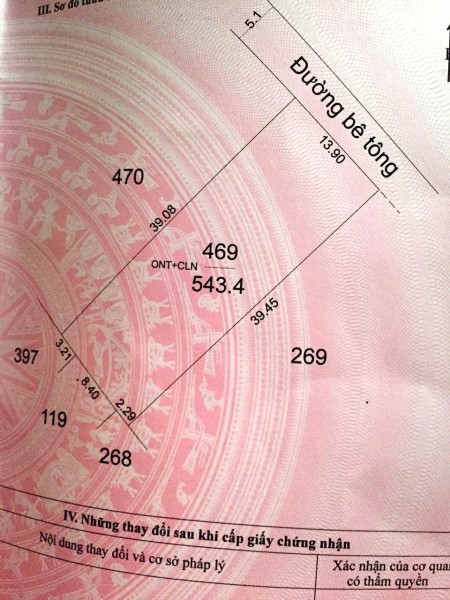 Nhà đất chỉ có 102 - Cầu Khởi, Dương Minh Châu. DT 543m2 (14x39)/ 2ty5