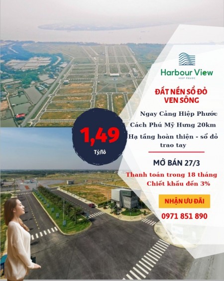 Dự Án HIỆP PHƯỚC HARBOUR VIEW tâm điểm khu đô thị vệ tinh