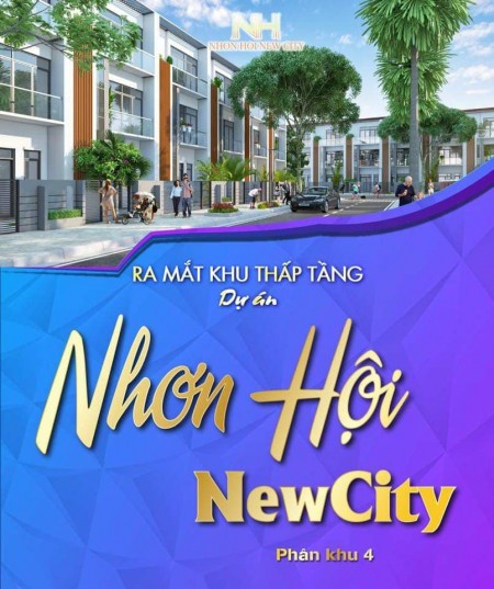 Dự án biệt thự Nhơn Hội New City phân khu 4 tiện ích đầy đủ, khu dân cư, đường lớn