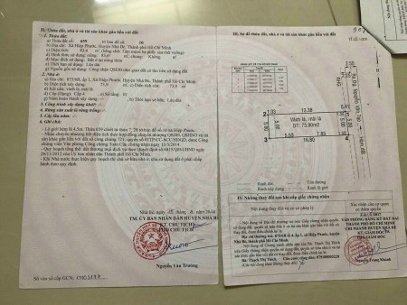 Bán nhà trong hẻm Nguyễn Văn Tạo, Nhà Bè