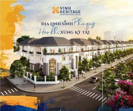 Bán biệt thự theo phong cách Tân cổ điển và Hiện đại Dự án VinhHeritage