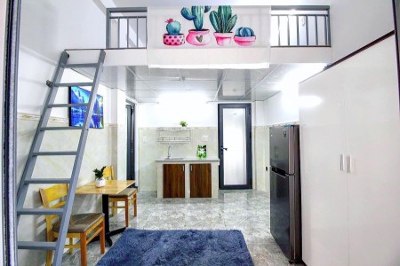 PHÒNG GÁC FULL NỘI THẤT - RỘNG RÃI - AN NINH TÂN SƠN P15 TÂN BÌNH