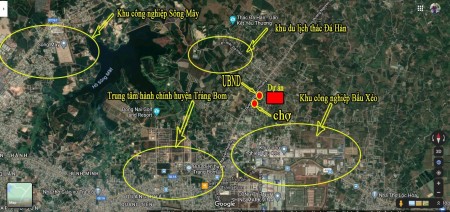 Đất gần kcn bầu xéo sổ hồng riêng thổ cư 100%