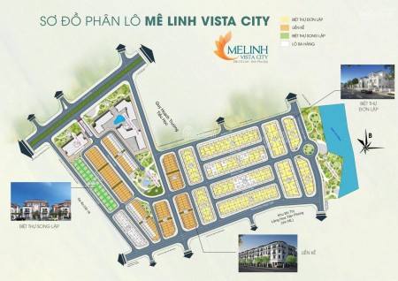 Chính chủ cần bán liền kề Minh Đức - Mê Linh Vista City, vị trí đẹp.