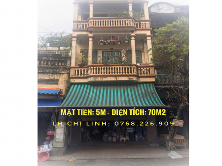 Cho thuê mặt bằng Kinh Doanh tại mặt chợ Gia lâm(Ngọc Lâm-Long Biên), MT5 m - DT 70m2. LH chị Linh: 0768.226.909
