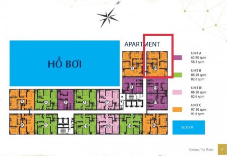 [CHO THUÊ OR BÁN] 3PN,97m2 Centana Thủ Thiêm mới 100%.