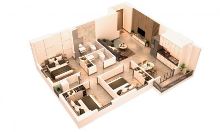 Căn hộ 2PN giá chỉ 1tỷ2 SỞ HỮU ngay MT Nguyễn Du