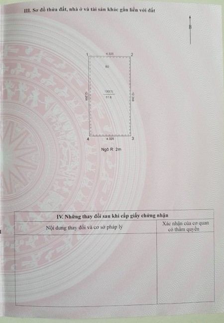 Bán ĐẤT tặng nhà Phương Liệt 52m2, MT 4.2m, lô góc, ô tô 15m giá chỉ 3.95 tỷ