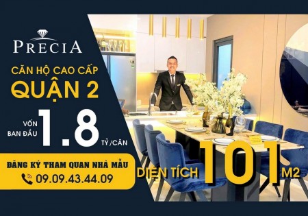 CĂN HỘ 3PN QUẬN 2 - DỰ ÁN PRECIA - ĐT: 0909434409