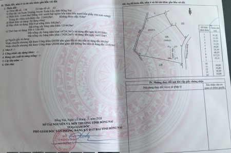 Gia đình tôi kẹt tiền, cần bán gấp lô đất ở Xã Xuân Trường, H. Xuân Lộc, T.Đồng Nai