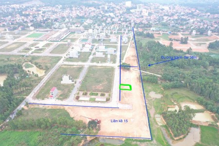 Chính chủ bán lô đất nền sổ đỏ 6x20m băng 2 đường 36m KĐT mới Xuân Hoà