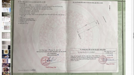 Đất chính chủ mặt tiền Đoàn Khuê 110m2, H.Đông Bắc q Ngũ Hành Sơn