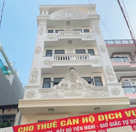 CĂN HỘ DỊCH VỤ MỚI 100%, CÓ THANG MÁY, MÁY GIẶT MÁY SẤY, BẢO VỆ 24/7