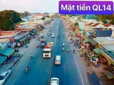 ĐẤT KHU ĐÔ THỊ CHỢ NHẬT HUY MẶT TIỀN QL 14 ( Nguyễn Văn Thành), SHR, full thổ cư