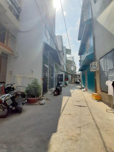 Nhà hẻm 4m, Ni Sư Huỳnh Liên, 4x13, nở hậu 4.4m, 2.5 tấm