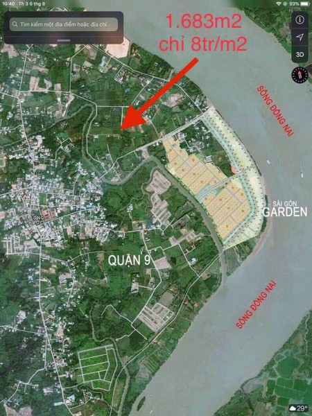 Chính chủ gửi bán nhanh lô đất Long Phước Q9 TP Thủ Đức. Tiện xây Bt vườn nghỉ dưỡng giá tốt chưa qua đầu tư.