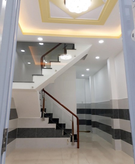 Bán nhà mới 2 tầng 3.4x8. 4 gần MT Lò Gốm Q6, giá 3ti1