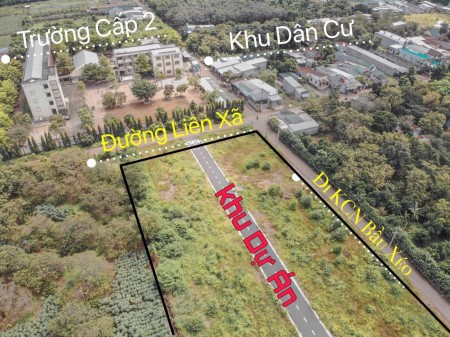 Bán lô đất nền thổ cư 100% liền kề KCN Bàu Xéo. Đối diện trường cấp 2 Huỳnh Túc Kháng.