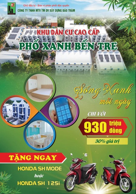 Bán Nhà Ở Thông Minh Đầu Tiên Tại Bến Tre