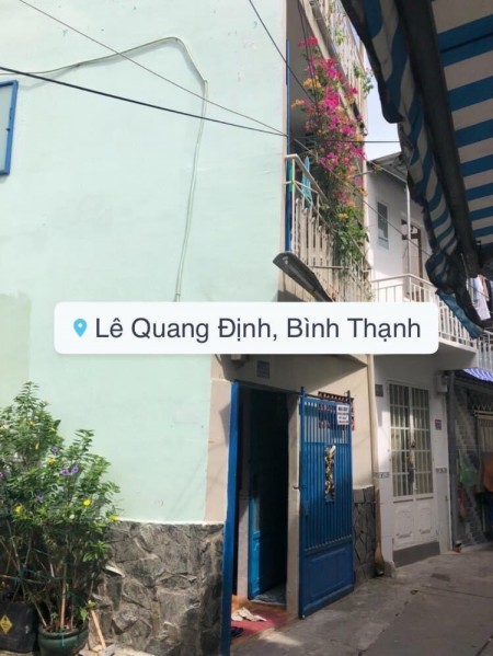 Nhà 1T 2L 38M 3,1 Tỷ Lê Quang Định, Phường 5 Bình Thạnh