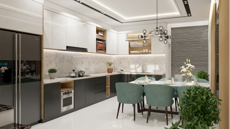 Nhà Mới Liền Kề Siêu Thị MM Mega 1 trệt , lửng 3 lầu đường 18m sổ riêng hoàn công