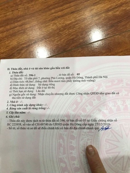 Bán gấp nhà phú lương 53m2 giá 2.5 TỶ LH em toàn 0967108196