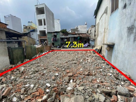 Bán gấp lô đất hẻm Bùi Hữu Nghĩa, trung tâm Bình Thạnh, thông số đẹp, 1 mặt hẻm, 1 mặt tiền đường, 56m2.