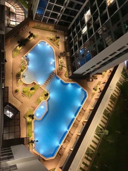 Cho thuê căn góc, 2PN, Eco Green Sài Gòn, Diện tích 72 m2, Giá thuê 10 Tr/th, View sông và Bitexco