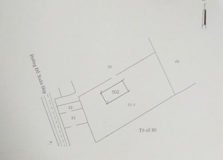 BÁN KHUÔN ĐẤT MẶT TIỀN TRUNG TÂM Q.9 - 40m2 mặt tiền Đỗ Xuân Hợp.DTCN 3000m2 Giá. 60tr/m2