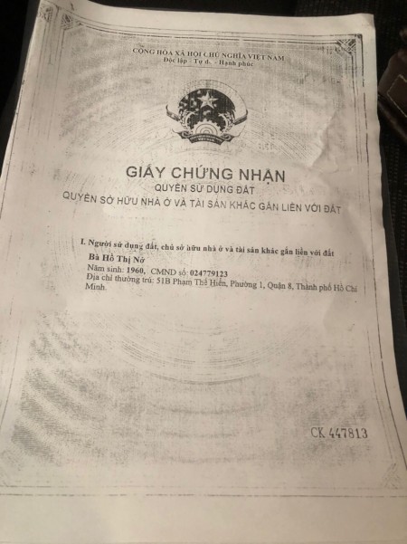 CHÍNH CHỦ CẦN BÁN GẤP NHÀ Ở TÂN THẠNH ĐÔNG CỦ CHI TPHCM