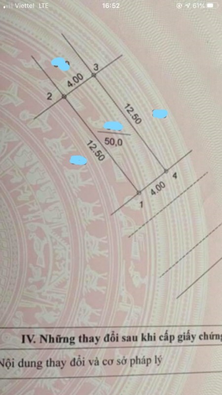 Bán gấp lô đất Dịch vụ Vạn Phúc, 50m2, mặt tiền 4m, ô tô tránh, 2 bên vỉa hè rộng.