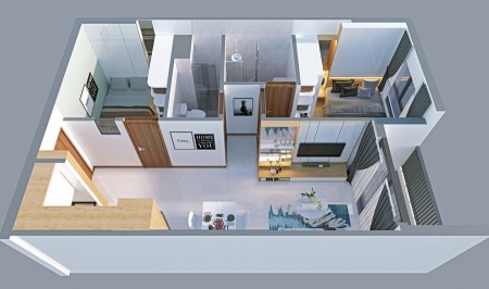 Cần bán căn hộ chung cư Bcons Green View 2PN view đẹp, tầng cao, giá cả hợp lý
