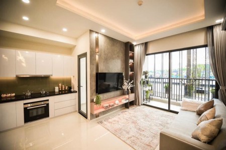 Bán căn hộ mặt tiền Quốc lộ 13, Thuận An mới đẹp 71,84m² 2 PN 2WC