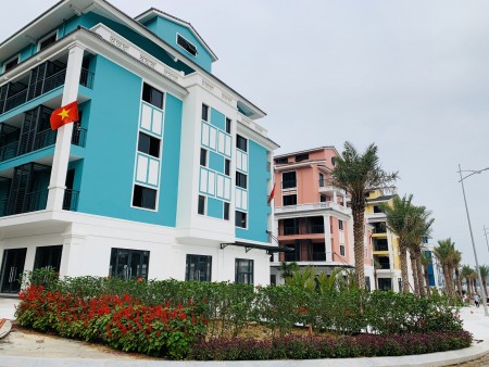 Nhà phố Shophuse đẹp nhất Vân Đồn, 2 mặt tiền, hoàn hiện 6 tầng-1 hầm thông siêu vip giá từ 8ty/ căn