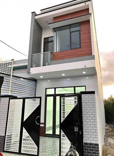 Bán gấp nhà nguyên căn 1 trệt, 1 lầu cách chợ Bình Chánh 3km, Đinh Đức Thiện 1 tỷ 17 SHR