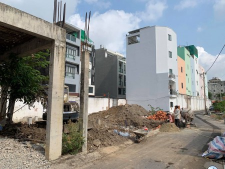 Bán đất lạc Long Quân 2 mặt tiền hẻm xe hơi, f9, Tân Bình